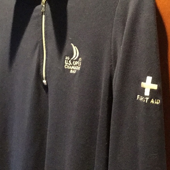 Ralph Lauren golf 3/4 zip logo shirt lightweight pullover travel vacay lounge - Picture 3 of 8
